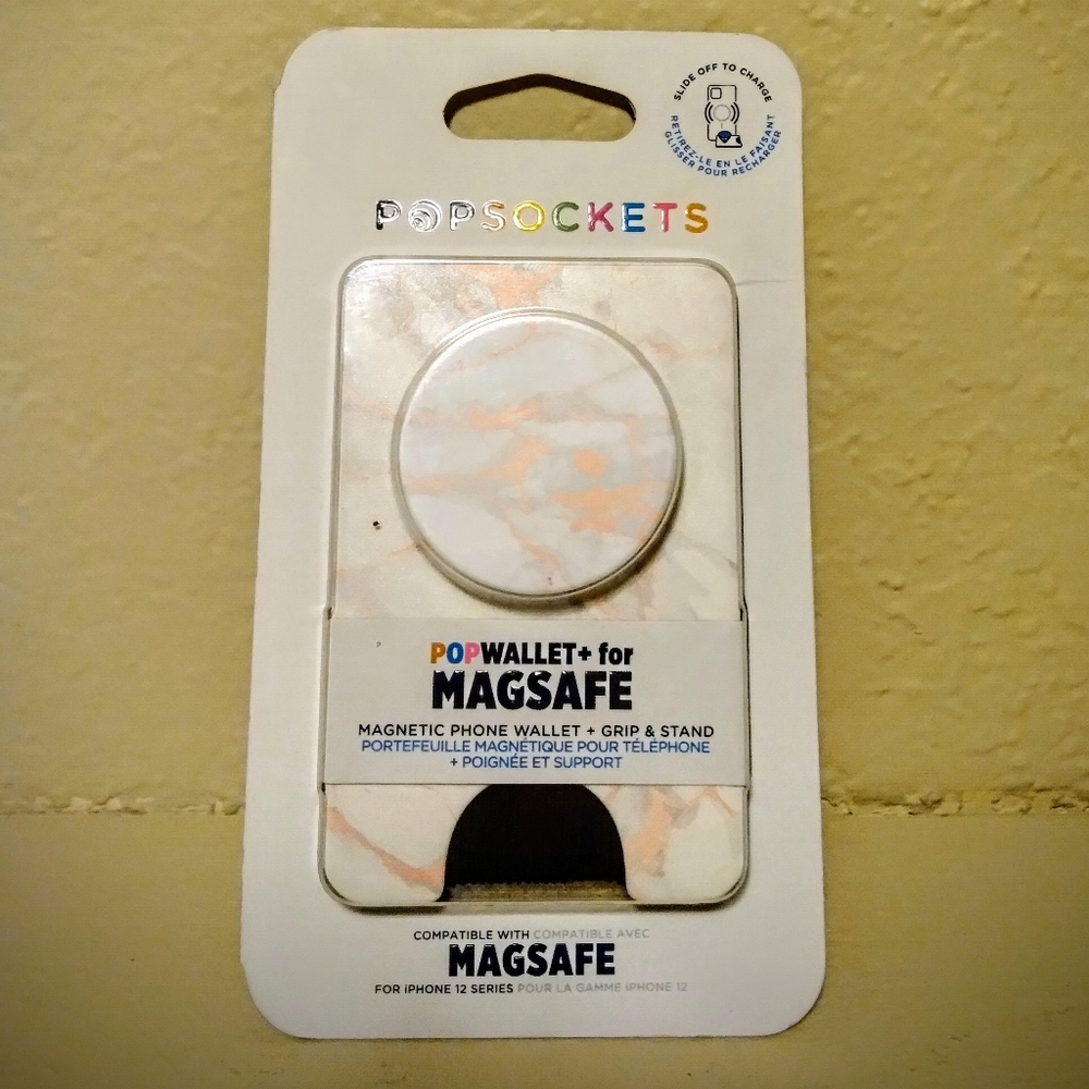 Popsocket: PopWallet (MagSafe) Rose Gold